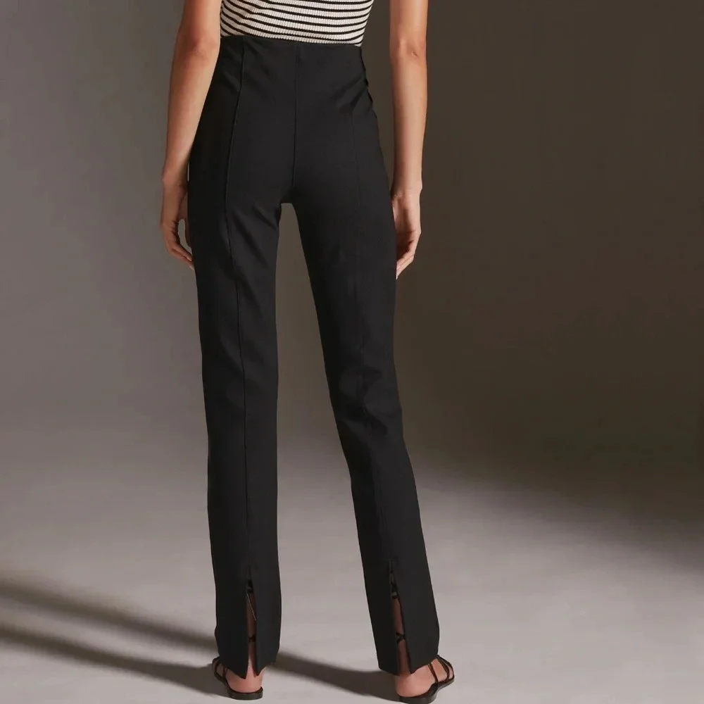 NWT Anthropologie Maeve Black Slim Leggings XS